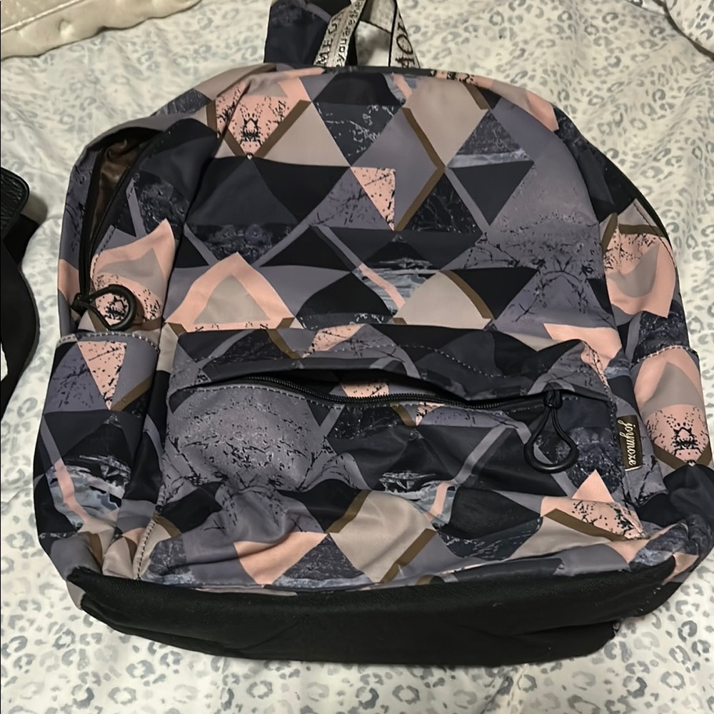 Joymoze Geometric Pattern Backpack With Inner Lap… - image 1
